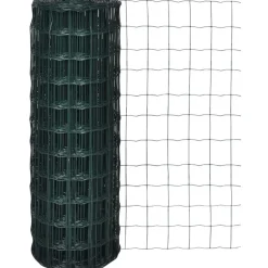 Verkkoaita teräs silmäkoko 76x63mm 10x1.5m vihreä
