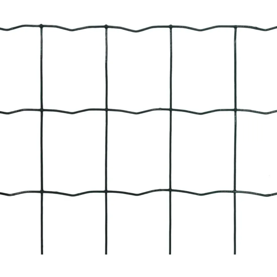 Verkkoaita teräs silmäkoko 76x63mm 10x1.2m vihreä