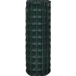 Verkkoaita teräs silmäkoko 76x63mm 10x1.2m vihreä