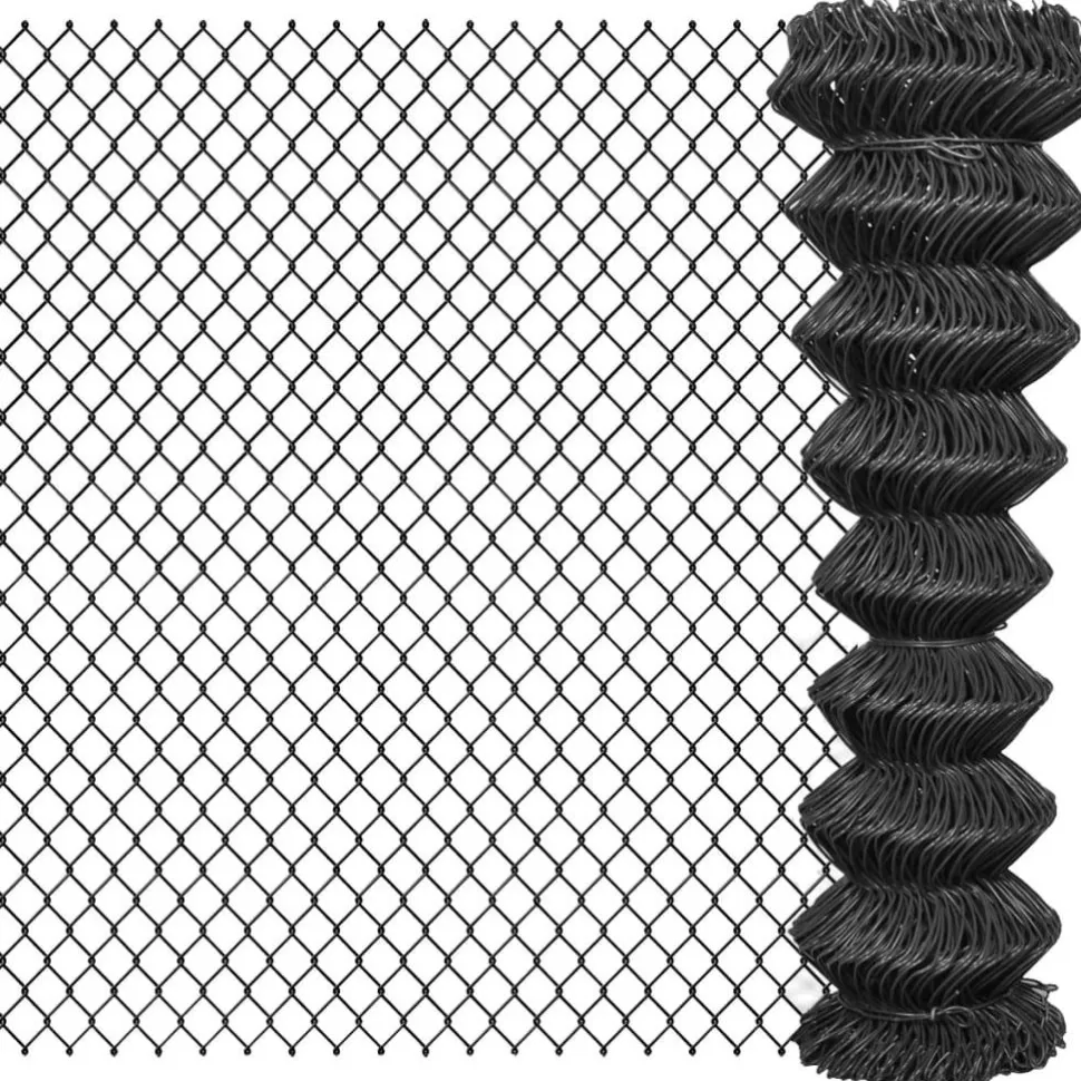 Verkkoaita teräs 15x1.5m harmaa