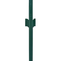 Verkkoaita tolpilla teräs 25x0.5m silmäkoko 13mm vihreä