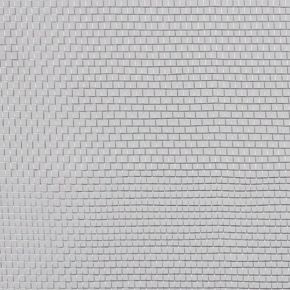 Verkkosuoja alumiini 100x500cm hopea