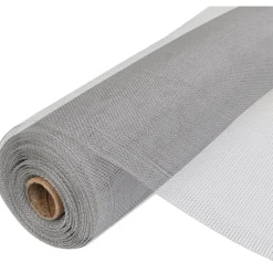 Verkkosuoja alumiini 100x500cm hopea