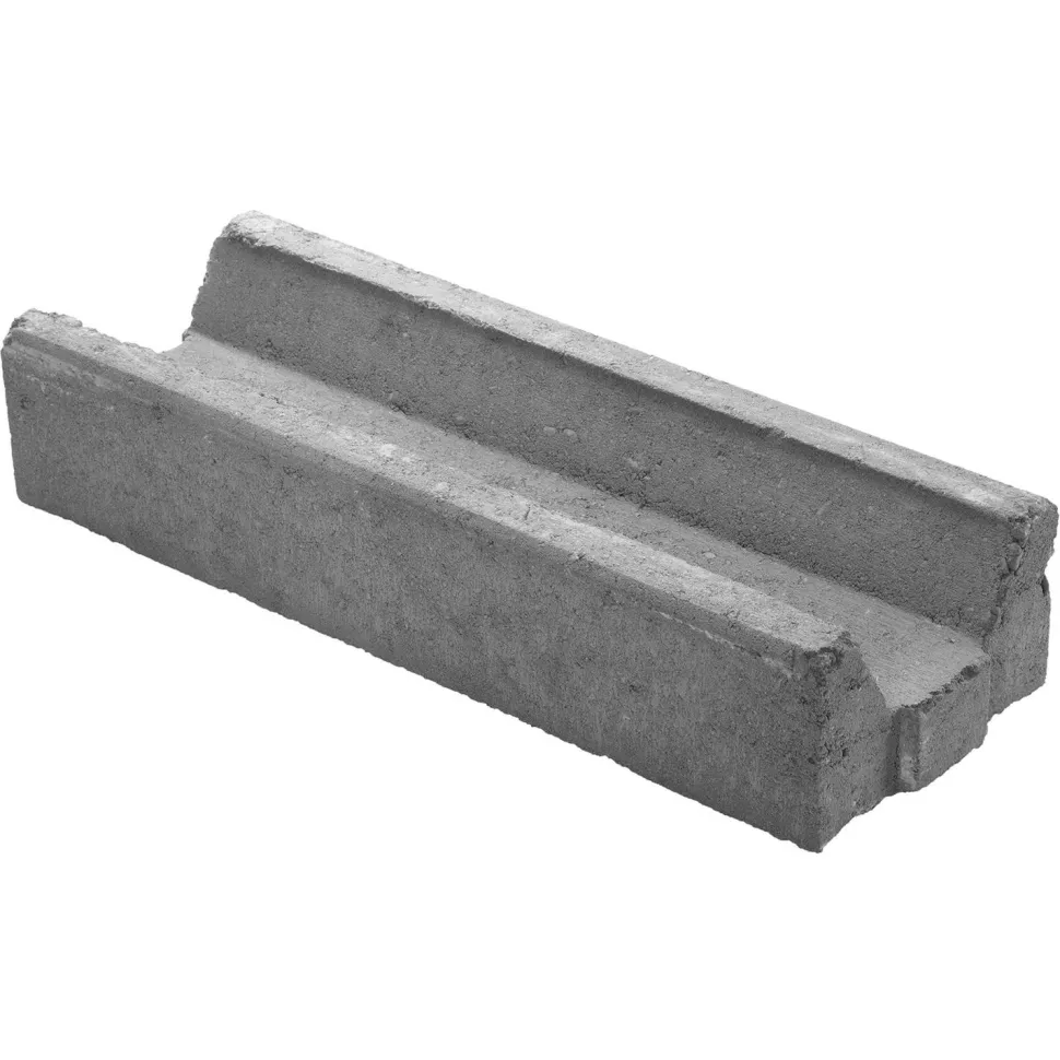 Vesikouru Lakka 100x125x500 mm ulkoleveys 180 mm harmaa