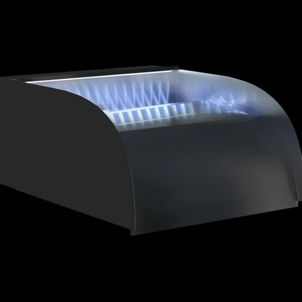 Vesiputous led-valoilla 304 ruostumaton teräs 30x34x14 cm