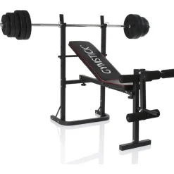 Voimapenkki 40 kg levypainoilla Gymstick