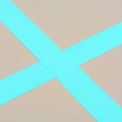 Voimistelumatto, täytettävä, pumpulla, 700x100x10cm, PVC, vihreä