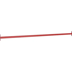 Voimistelutanko, 125cm, teräs, punainen, eri pakkauskokoja