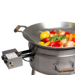 Wokkisetti GrillSymbol PRO-545 Ø54 cm B-400 kaasupoltin säädinletkusetti