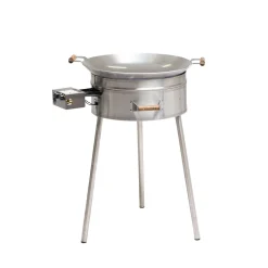 Wokkisetti GrillSymbol PRO-545 Ø54 cm B-400 kaasupoltin säädinletkusetti