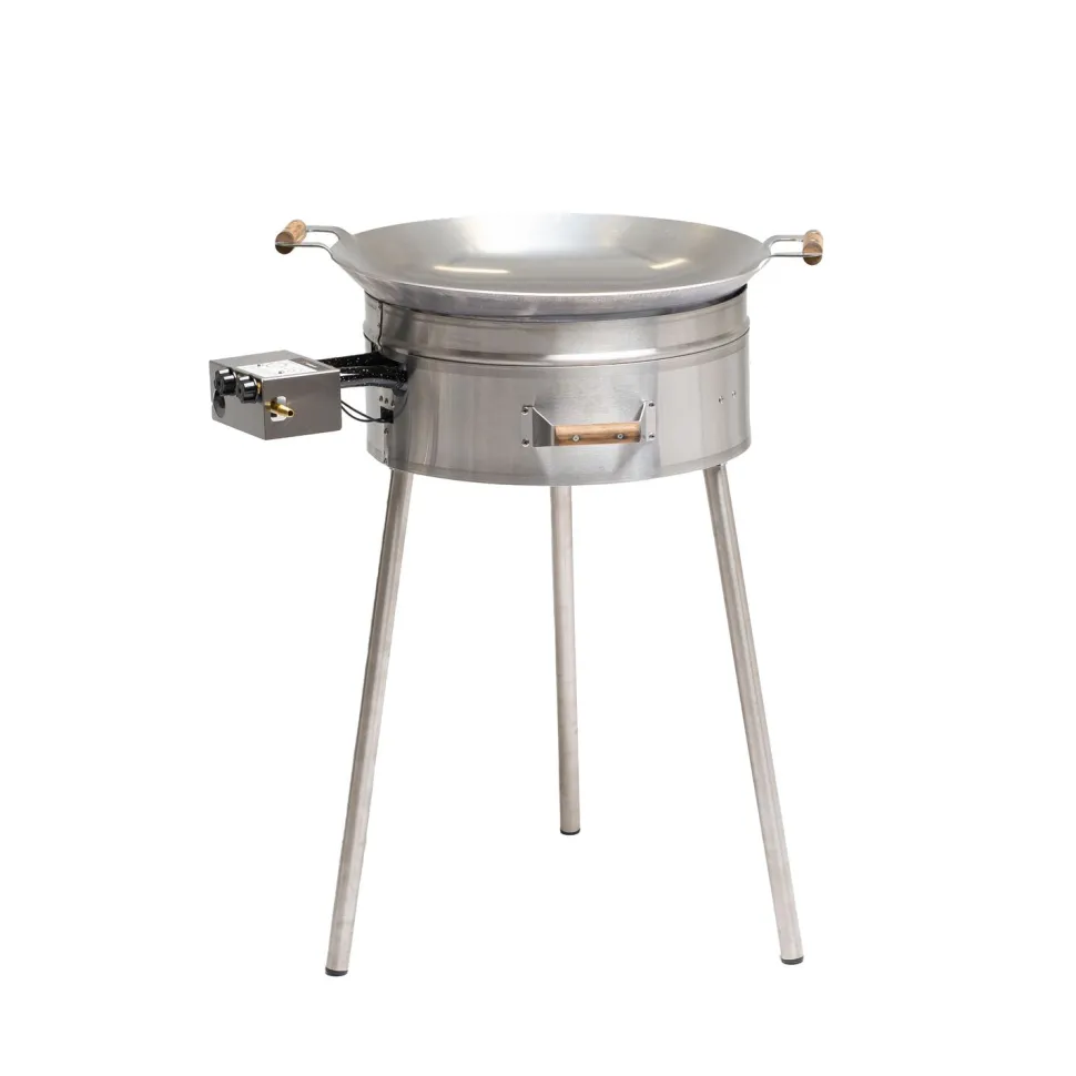 Wokkisetti GrillSymbol PRO-545 Ø54 cm B-400 kaasupoltin säädinletkusetti