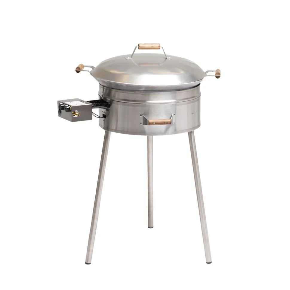 Wokkisetti GrillSymbol PRO-545 Ø54 cm B-400 kaasupoltin säädinletkusetti