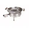 Wokkisetti GrillSymbol PRO-450-INOX Ø 45 cm D-300 kaasupoltin säädinletkusetti teräs