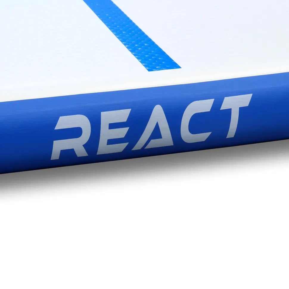 2x ilmavolttipatja React Airtrack 3 x 1 x 0,1 m käsipumpulla sini/valkoinen