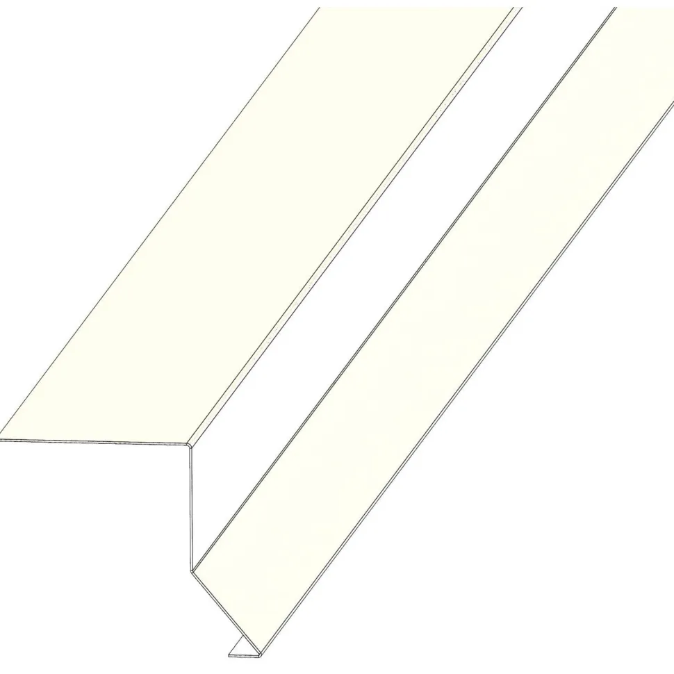 Ylävesipelti Keraplast Pural 45x50mm, 3.0m, valkoinen